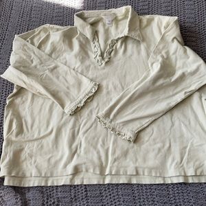 CJ Banks top. Green. Size 3X